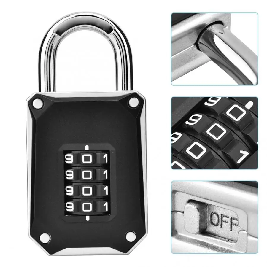 Премиум PC материал 4 значный комбинационный Пароль замок дверной шкаф для