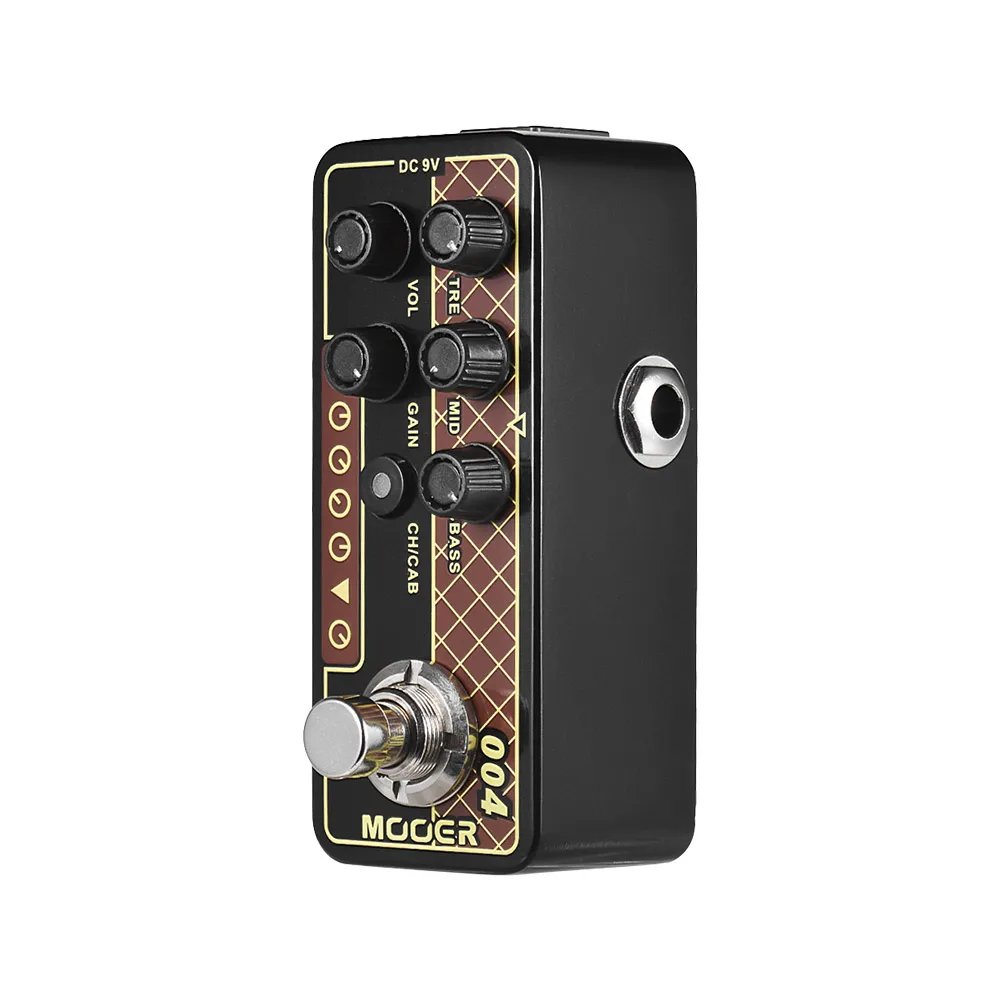 Хорошее качество MOOER MICRO PREAMP Series 004 дневный Триппер 60 х годов UK Twang цифровой преамп