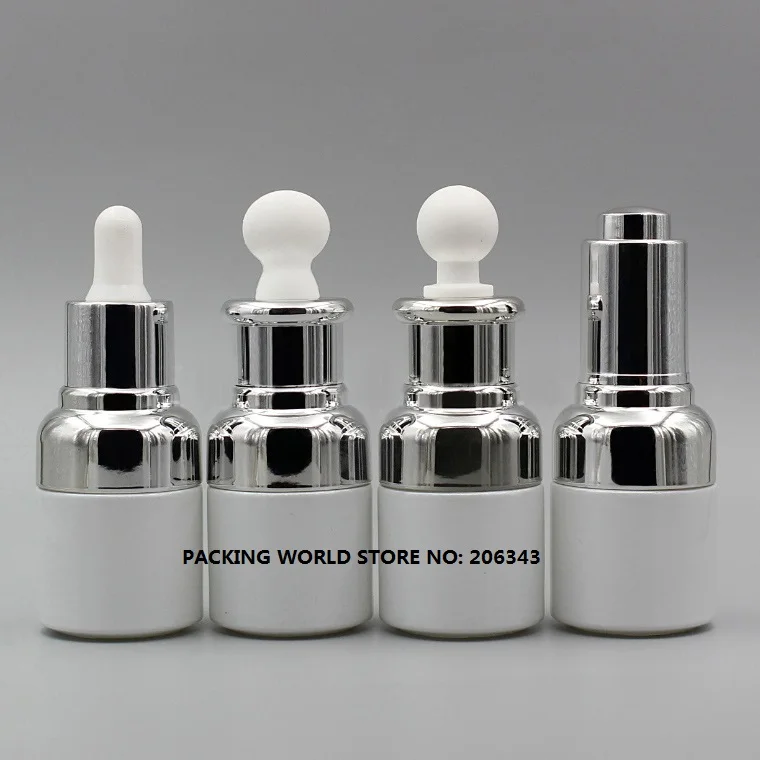 Белая стеклянная бутылка для сыворотки масла эссенции жидкости 20 мл|white bottle|bottle