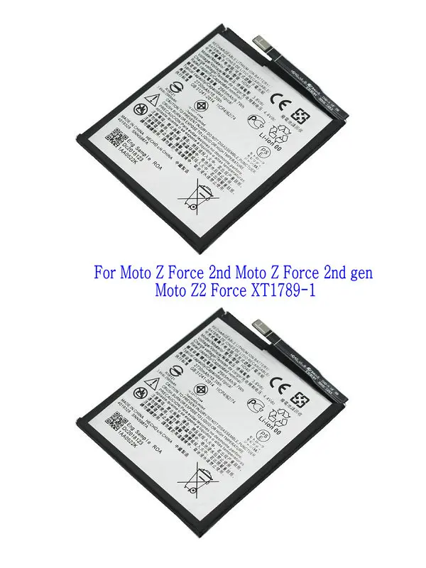 2PCS Battery Only 1x2730 мА/ч, HD40 SNN5987A Аккумулятор для Motorola Moto Z Force 2nd Moto Z Force 2nd gen Moto Z2 силы XT1789-1 смартфон+ Инструменты - Цвет: 2PCS Battery Only