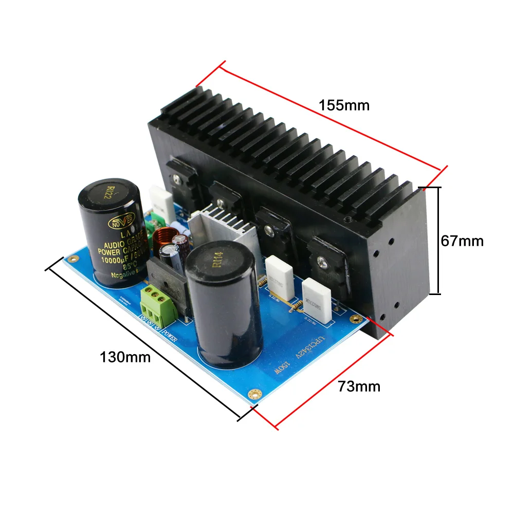 GHXAMP UPC1342V моно усилитель плата сплит мощности 2SC5200 2SA1943 усилители выходная
