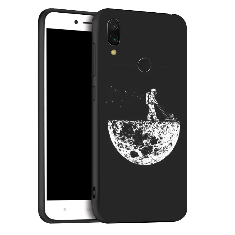 x055 Ojeleye Модный черный силиконовый чехол для Xiaomi Redmi 7 Чехол для Xiaomi Redmi Note 7 8 S2 Note 5 Pro 5a Prime чехол - Цвет: x055