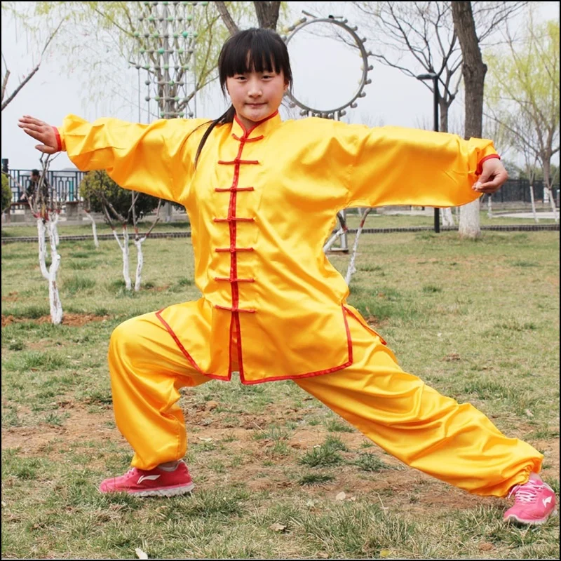 Одежда Кунг-фу Wushu одежда костюм для боевых искусств тренировочная форма shaolin kungfu
