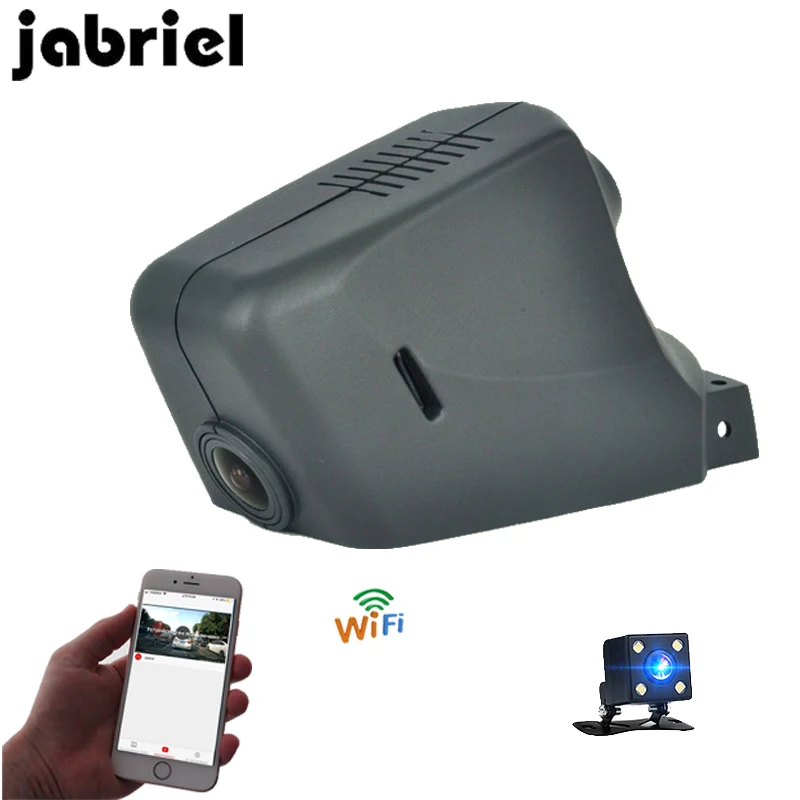 Автомобильный скрытый видеорегистратор Jabriel с Wi Fi автомобильная камера 1080P для