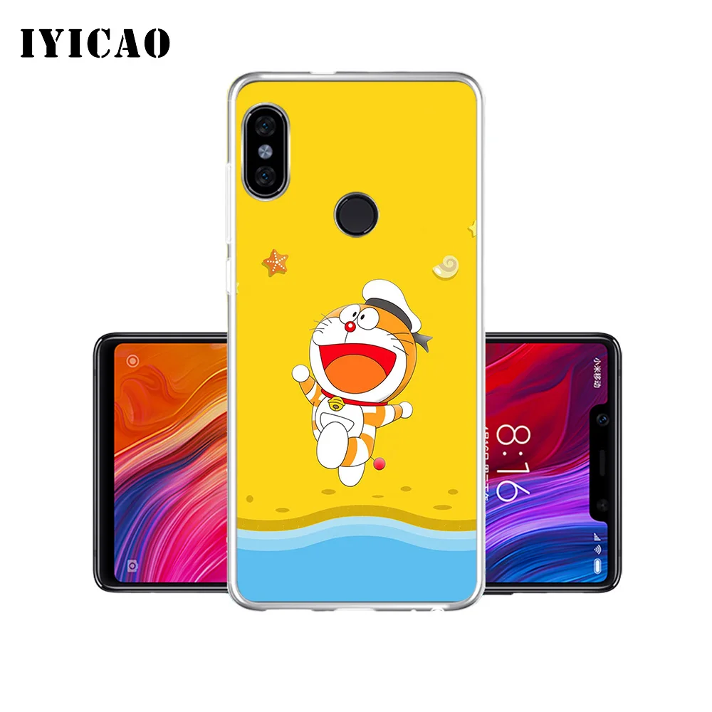 Милый мягкий силиконовый чехол для телефона IYICAO Doraemon Xiaomi Mi 9 8 SE 6 A1 A2 Lite F1 MIX2S MIX3 из