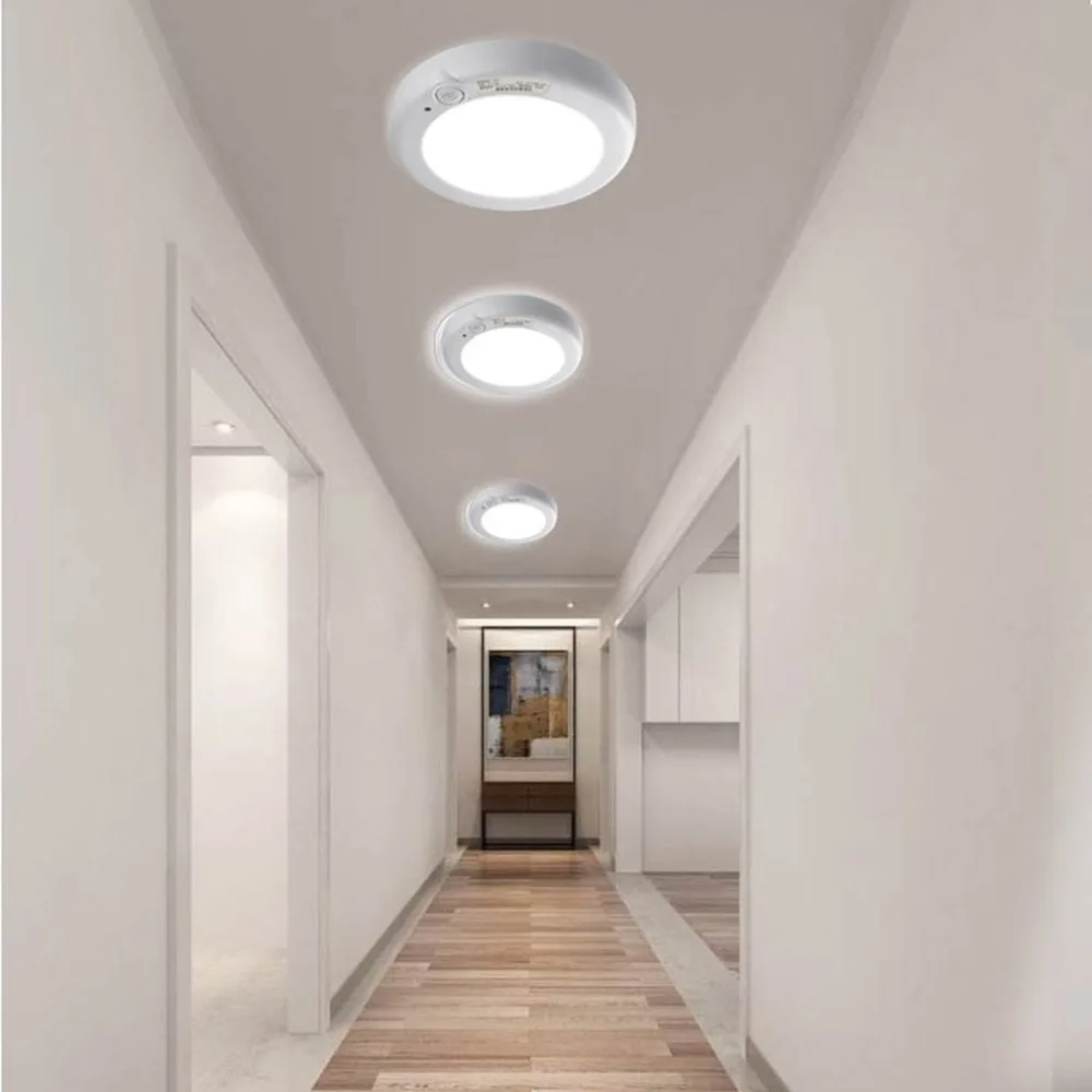 

ICOCO 8W/12W 9 Led sensor Light Sound And Light Control Intelligent Corridor Living Room Induction Ceiling Lamp