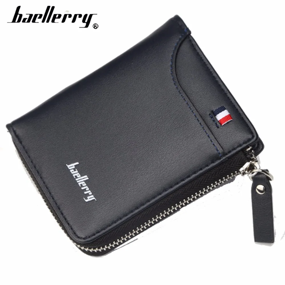 Baellerry из искусственной кожи молния отделение для фото и карточек Короткие стиль