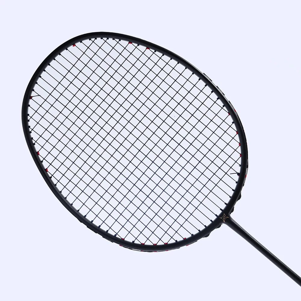 Spuer Light 6U 72g Strung Badminton Racket Professional Carbon Racquet 22-30 LBS free Grips and Wristband |