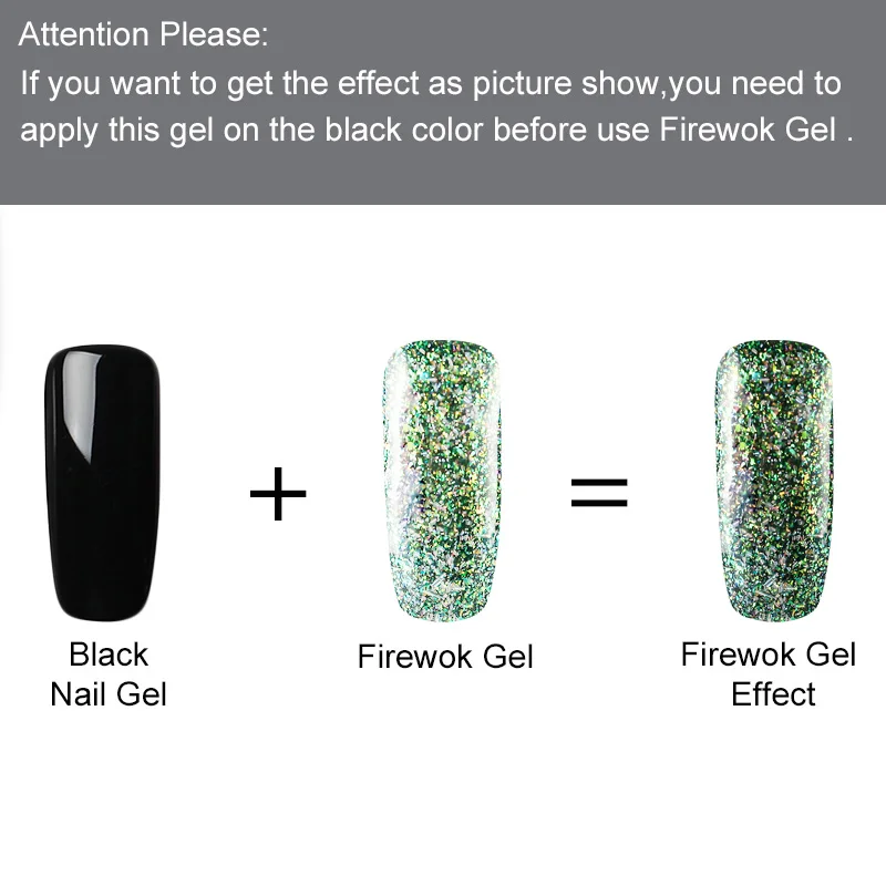 Розалинд гель 1 S фейерверк серии ногтей для UV блеск маникюра полу постоянный SoakOff