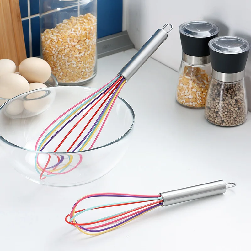 Силиконовый взбиватель для яиц ORZ молока сливочного масла миксер ручной муки