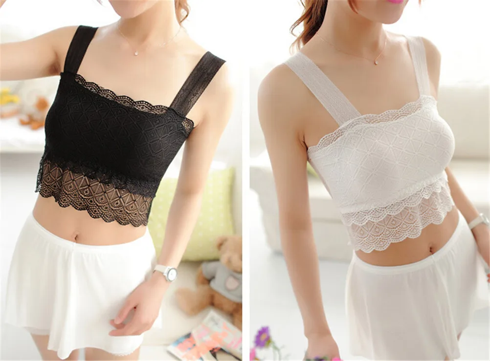 Новинка 1 шт. женские летние сексуальные кружевные топы топ бюстгальтер