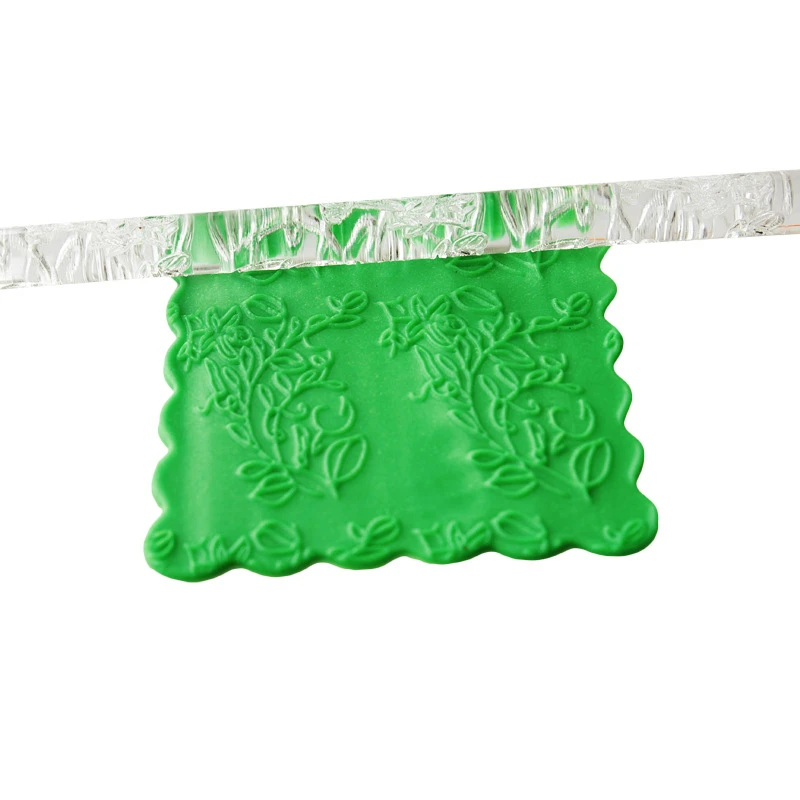 3D тиснение формы веток лист Скалка торт помадки инструмент E190 | Дом и сад