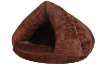 Серебристый Собачья кошка пещера Igloo клетки кровать корзина дом Котенок Мягкая Уютная домашняя Подушка Питомник клетки - Цвет: Серебристый