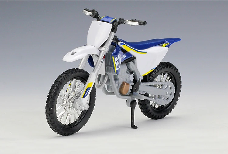 Новинка 1/18 года! Миниатюрная модель KTM Husqvarna FC450 для мотоциклистов, гоночная модель для мотокросса, Реплика, металлические игрушки для детей, подарки