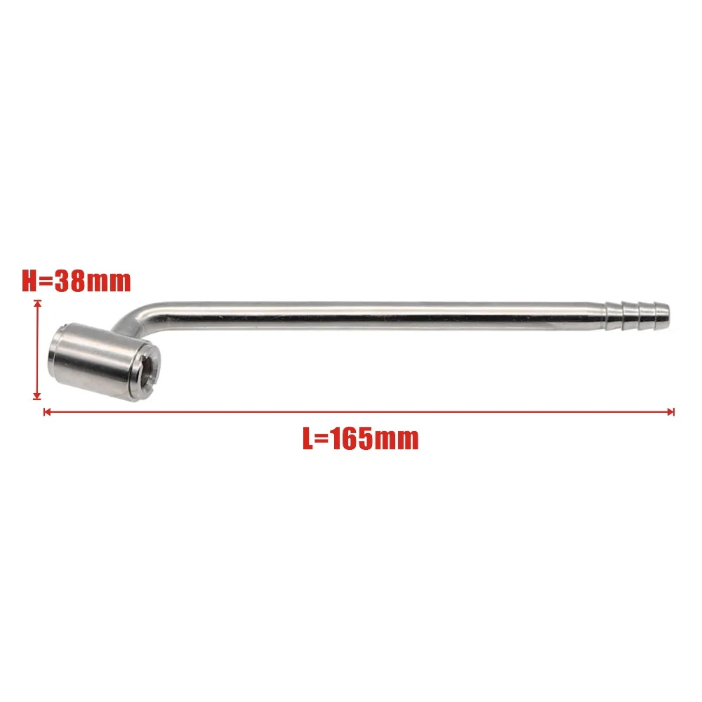 Бесплатная доставка воздушный патрон с длинной угловой головкой 6 5 дюйма двумя