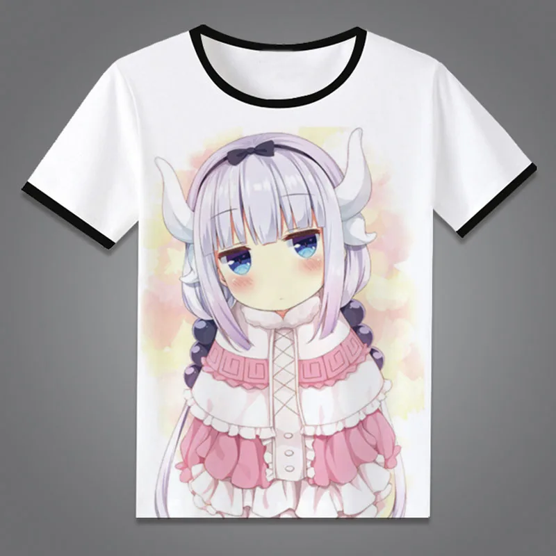 Кобаяши Сан Кобаяси сан Чи нет горничной дракон футболка Косплей Мужчины Женщины