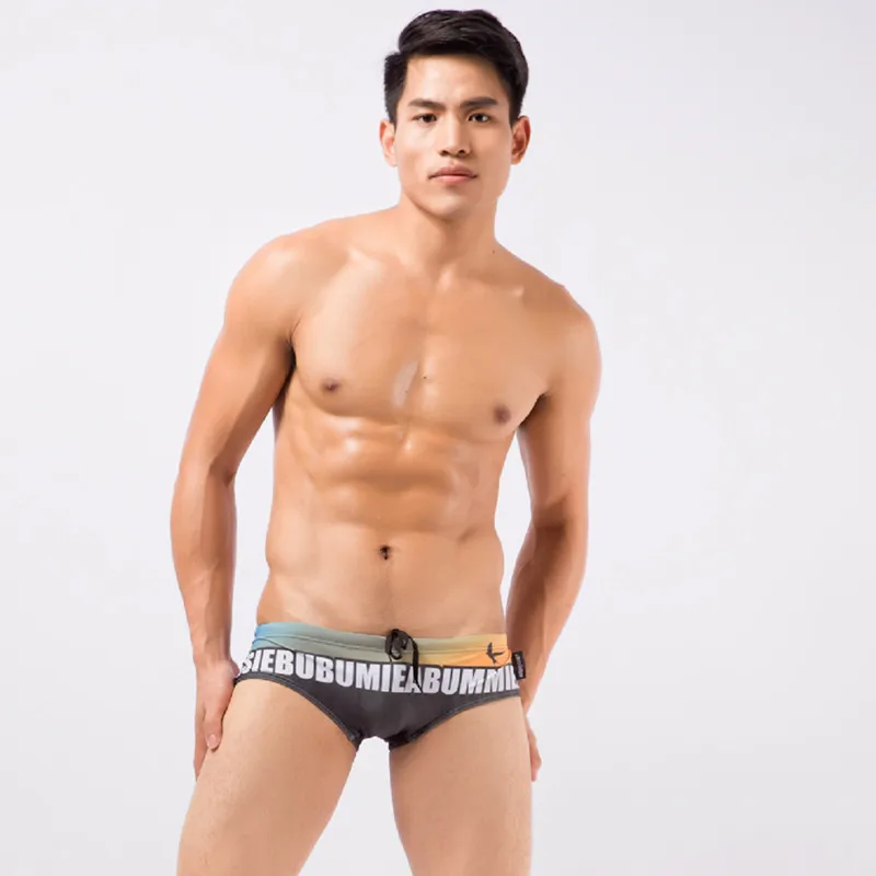 Мужские модные спортивные пляжные костюмы с заниженной талией мужские купальные