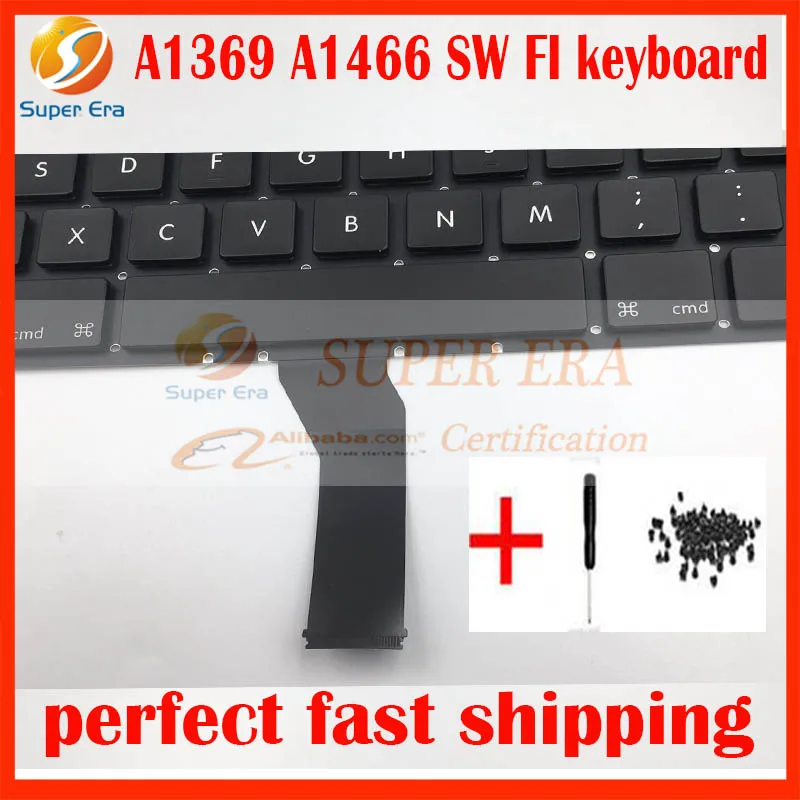 10 шт./лот 2011 2015year клавиатура без подсветки с подсветкой для macbook air 13 ''A1369 A1466 SD SW