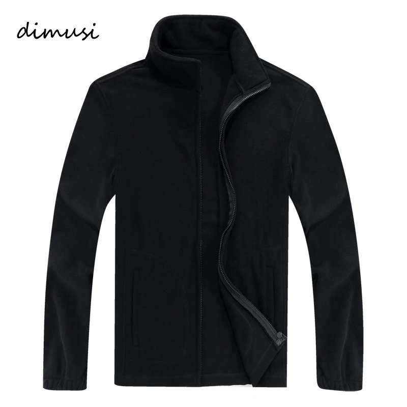 DIMUSI Мужская Флисовая Куртка толстая флисовая теплая повседневная ветровка 8XL