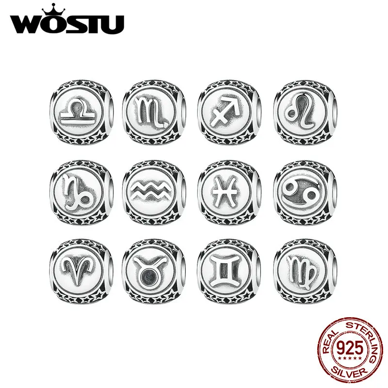 Горячая Распродажа оригинальные бусины с подвеской в виде созвездия из серебра 12