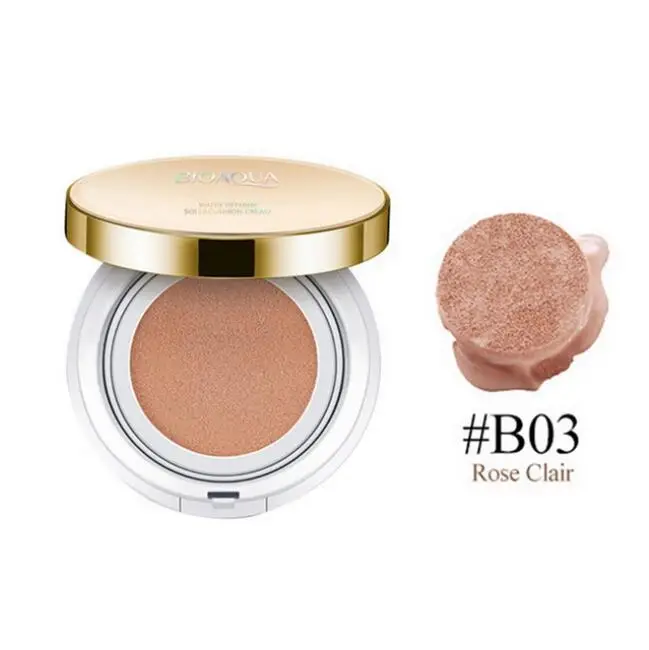 Rose Clair Bioaqua воздушной подушке BB крем корректор для Лица Увлажняющая Основа лица отбеливающий Макияж лица базы Perfect Cover косметический - Цвет: Rose Clair