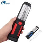 USB Перезаряжаемый 36 + 5 светодиодный светильник для вспышки, уличный светильник для работы с подставкой, магнитный крючок для мобильного телефона