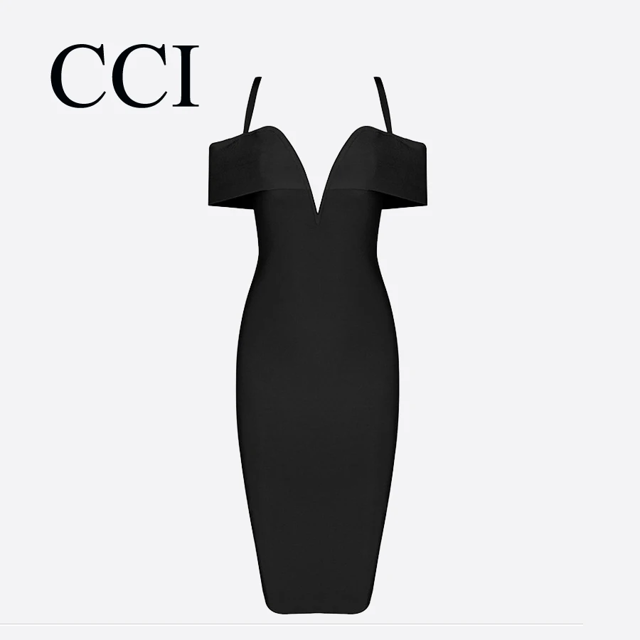 ТПП Тощий Chic Для женщин повязки V шеи платье Красный черный Розовый Sexy Глубокий