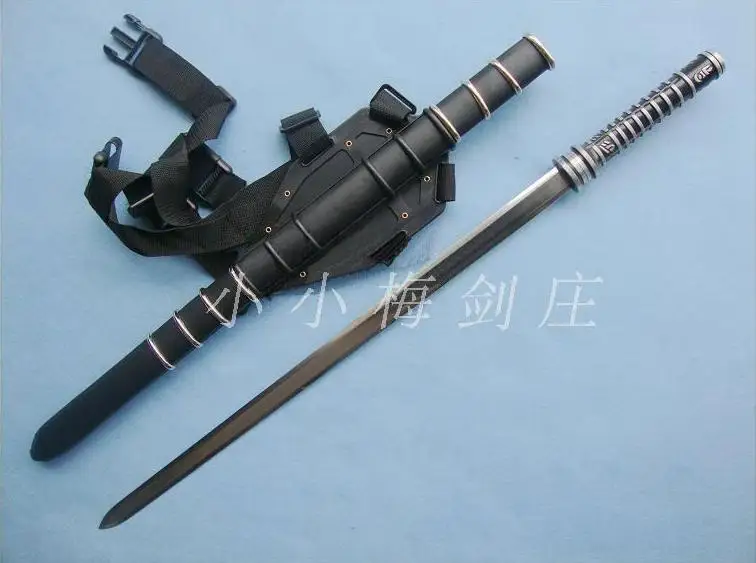 S2601 WESLEY SNIPES MOVIE BLADE TRINITY II 2 SWORD W/кожаный рюкзак ремень 37"