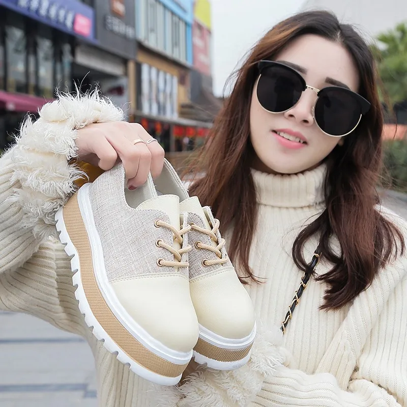 2020 Новое поступление женская повседневная обувь на плоской подошве Весенняя