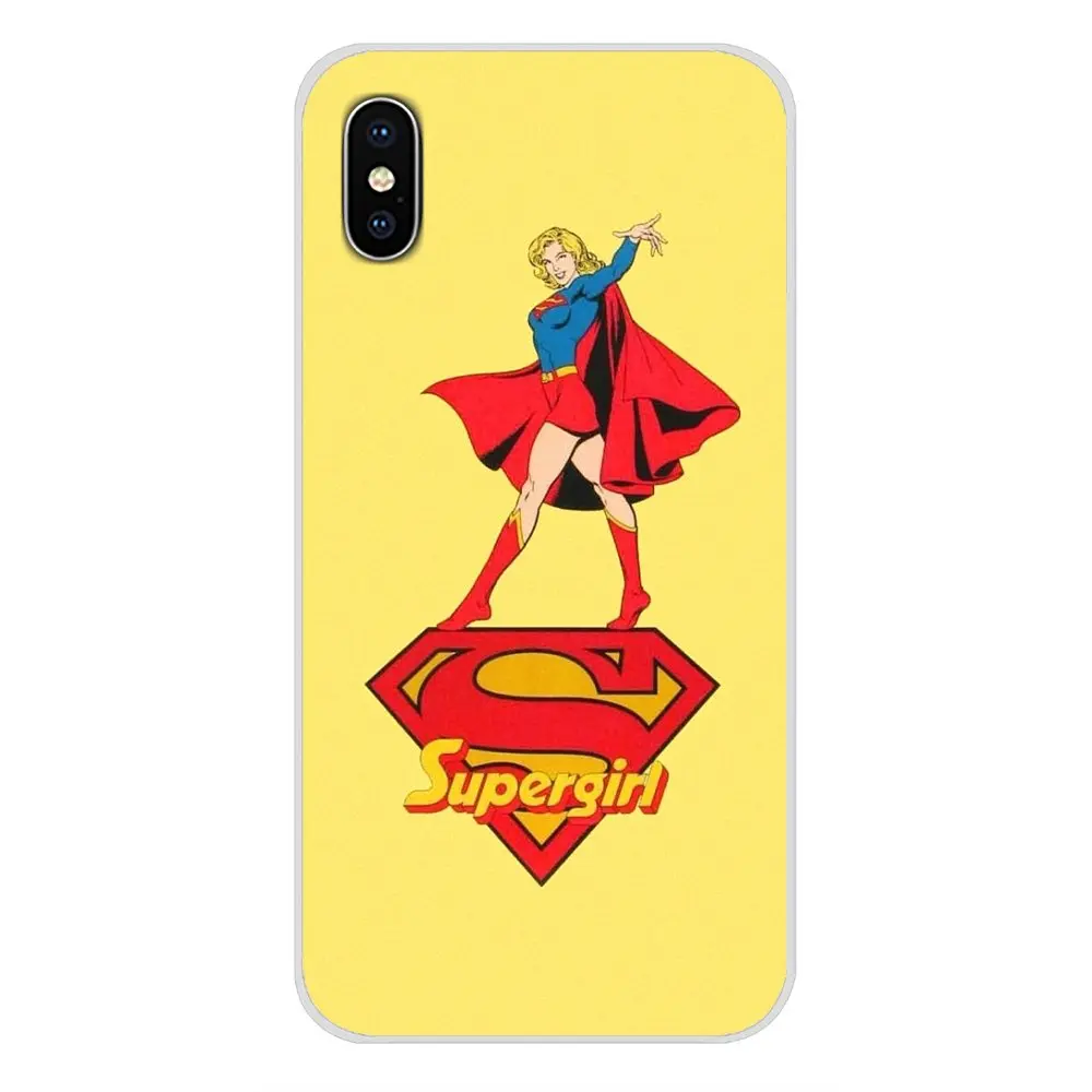 Прозрачный мягкий чехол для Samsung Galaxy S3 S4 S5 Mini S6 S7 Edge S8 S9 S10 Lite Plus Note 4 5 8 9 Live Love Supergirl с