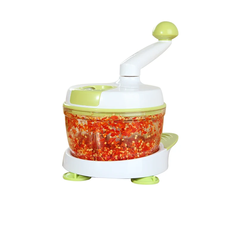 Green B Migecon 1.5L кухонная мясорубка измельчитель овощей бытовая ручная кухонный комбайн детское питание ингредиенты Мясорубка многофункциональная - Цвет: Green B