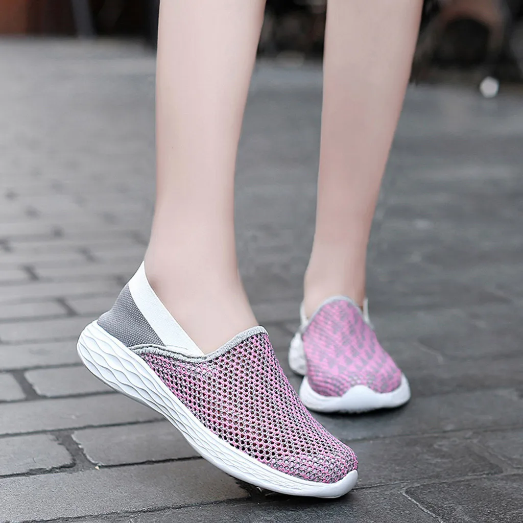 Женские кроссовки; 4 цвета; дышащие уличные кроссовки; Размеры 35-42; tenis feminino Zapatos De Mujer