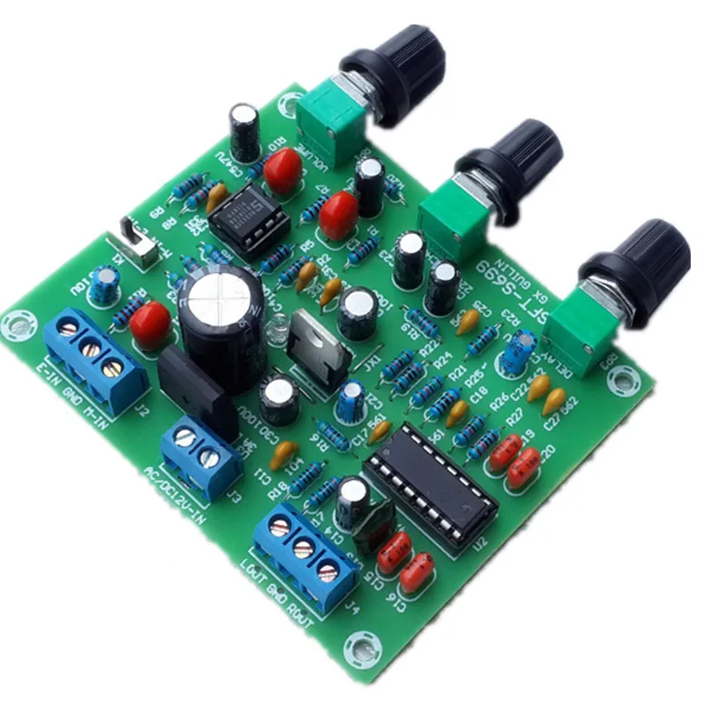 ETK3699 цифровой Kara OK Surround Reverb задержка микрофон усилитель Preamp Board|preamp board|amplifier