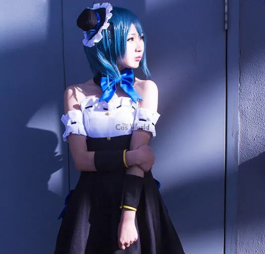 Фартук горничной Puella Magi Madoka Magica Miki Sayaka платье Униформа костюмы для косплея из