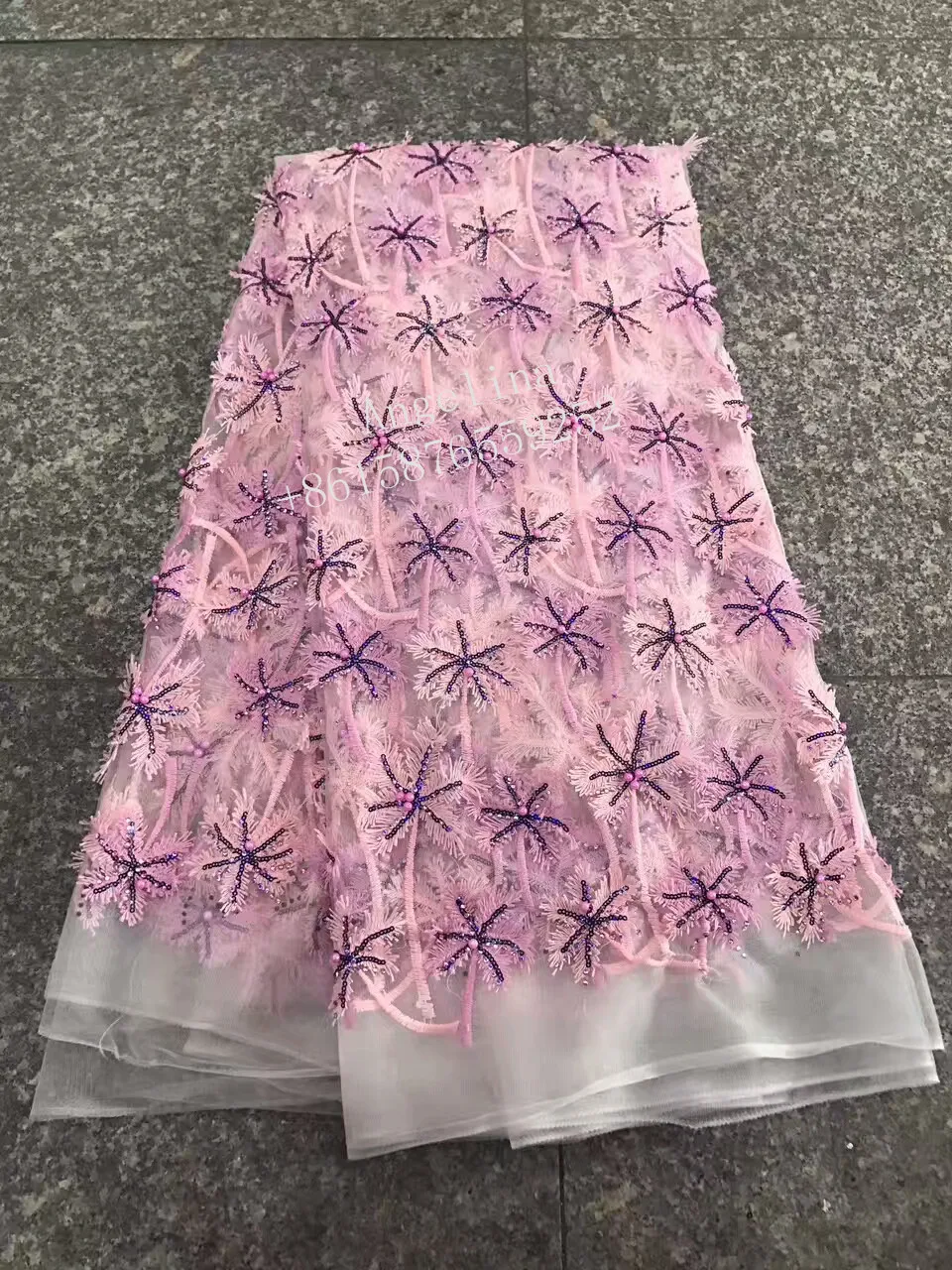 Новая и уникальная кружевная ткань из вельвета в африканском стиле органзы с