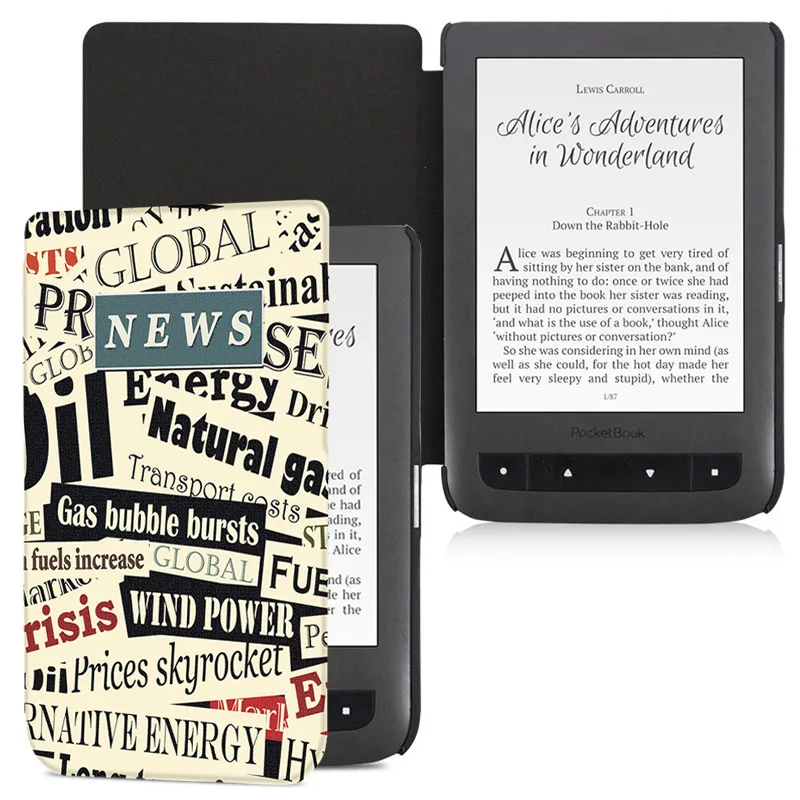 Чехол для электронной книги Pocketbook 626/624/626plus Магнитный Тонкий Модный чехол PocketBook