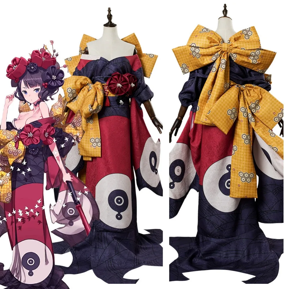 FGO Fate Grand Order костюм для косплея катсушика Хокусай карнавальный костюм|cosplay