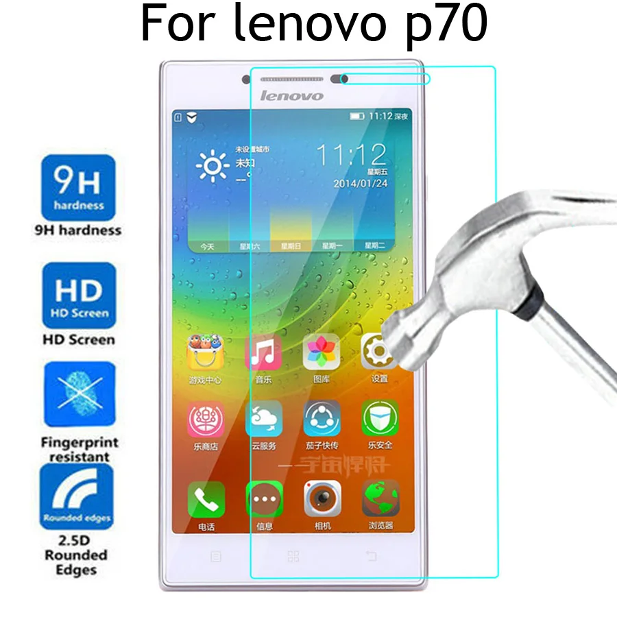 Для lenovo p70 закаленное стекло 5 0 дюйма Защитная пленка для экрана p 70 P70T P70A p70t
