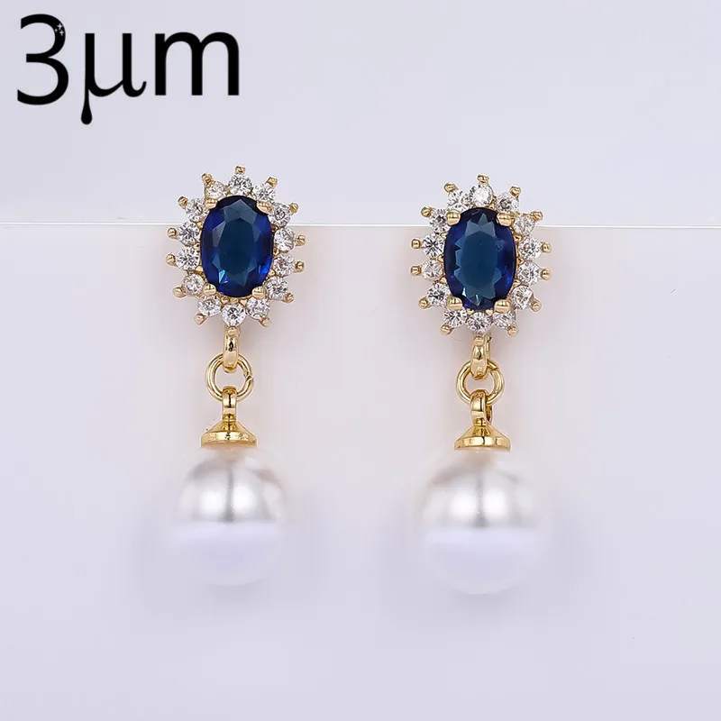 3UM New Fashion Earring Golden Nail Abstract Art Silver Stud for Women | Украшения и аксессуары