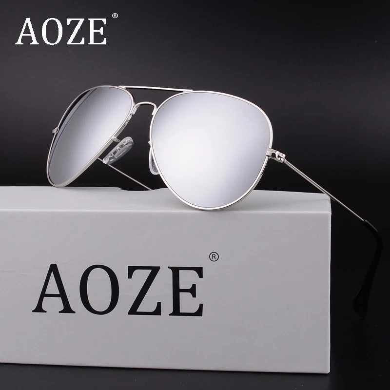Солнцезащитные очки AOZE поляризационные для мужчин и женщин зеркальные