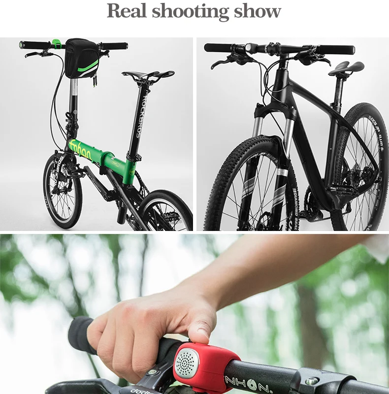 ROCKBROS электрический велосипедный звонок 110 дБ Рог непромокаемый MTB велосипедный руль силикагель оболочка кольцо велосипедный Звонок Аксессуары для велосипеда