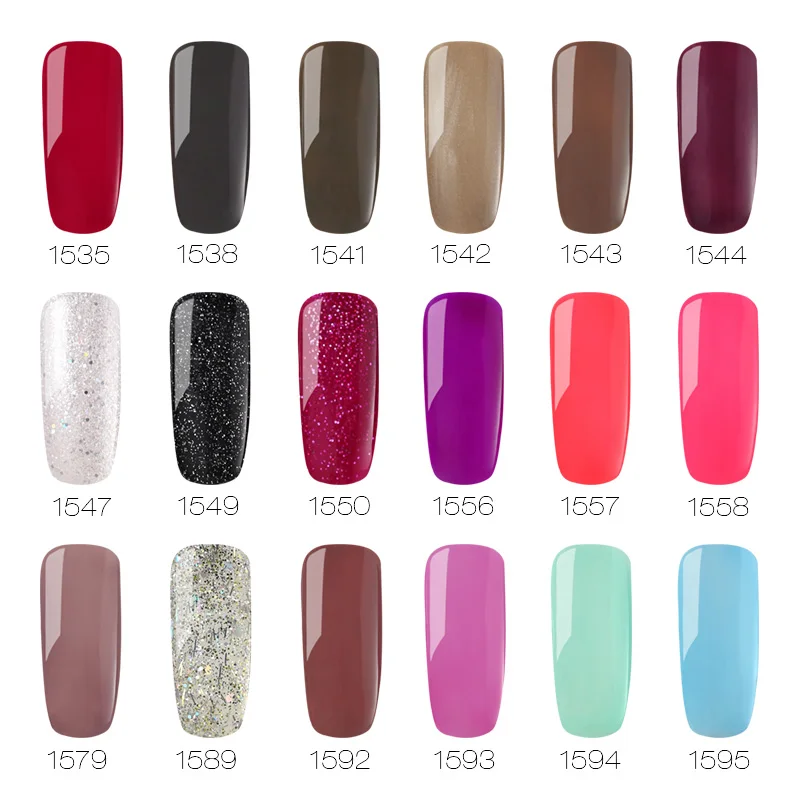 ROSALIND Гель-лак для ногтей 15 мл большая белая бутылка Гибридный лак Полупостоянный