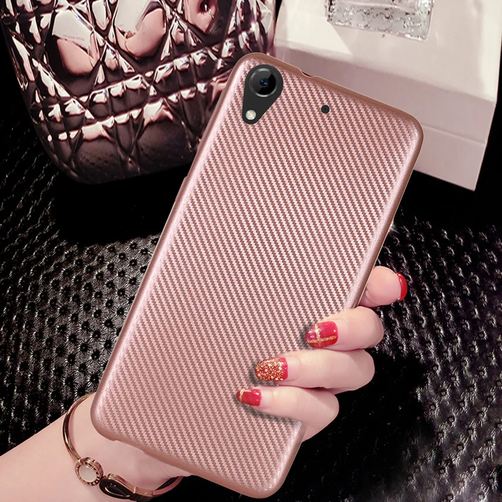 Для HTC Desire 626 d626 Вт 626d г S Чехол тонкий ультра углерода Волокно амортизирующие