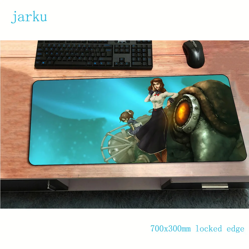 Коврик для мыши bioshock 700x300x3 мм компьютерный коврик геймер милый геймпад ПК игровой