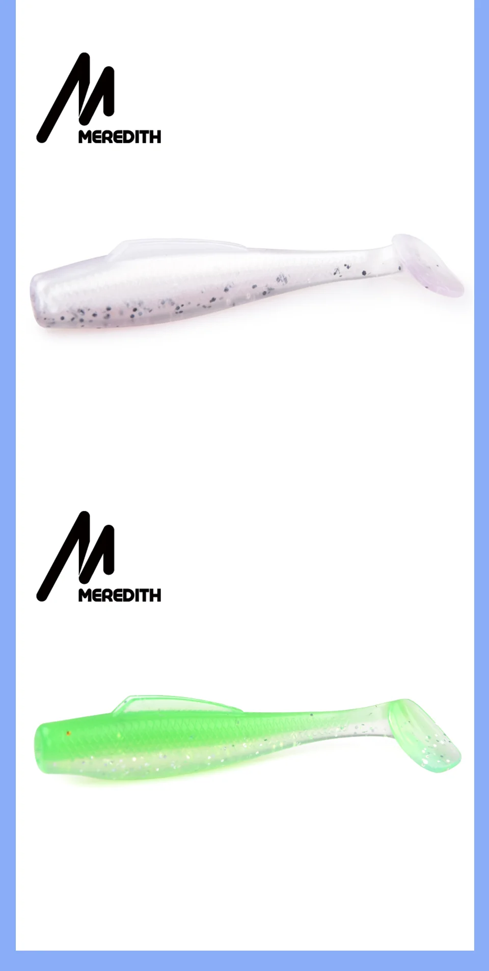 Meredith 3,1" 8 шт./лот блесна рыболовные приманки мягкие силиконовые искусственные плавающие пластиковые приманки воблеры