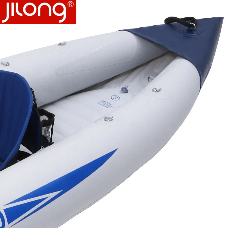 2 person pathfinder canoe inflatable boat sport kayak 400*90cm include seat+foot pump+2 paddle+carry bag | Спорт и развлечения