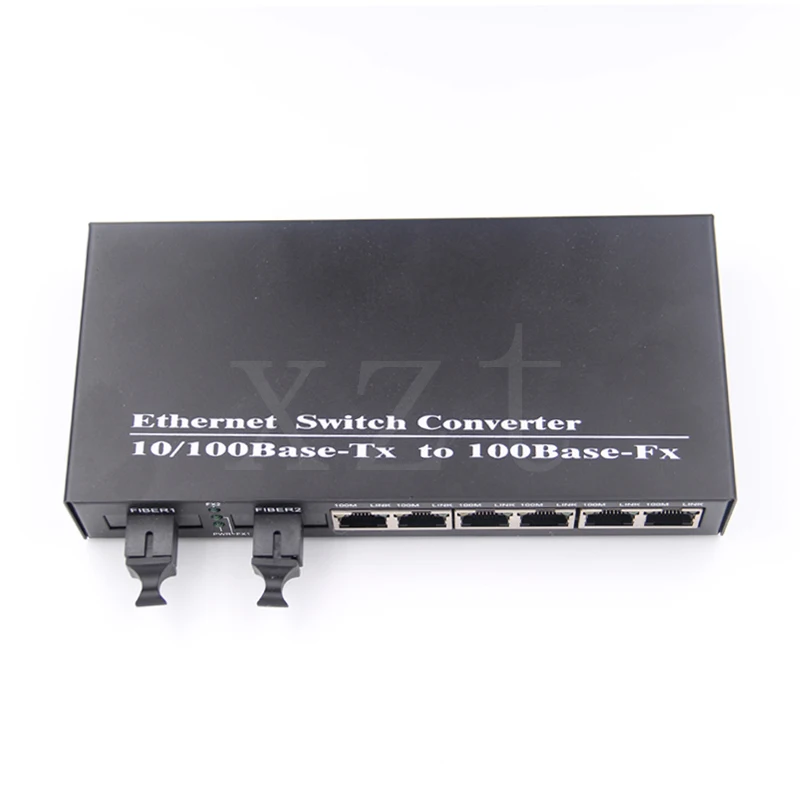 1 шт. lan коммутатор 10/100/1000 Мбит/с гигабитный Ethernet волоконно-оптический 20 км
