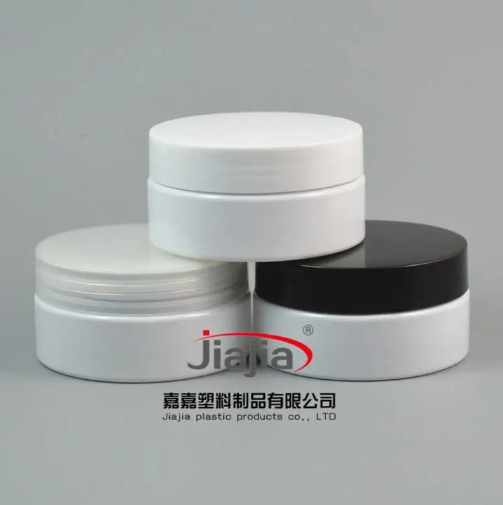 Белая банка 80 мл для домашних животных с прозрачным/черным/фотоэлементом пустой