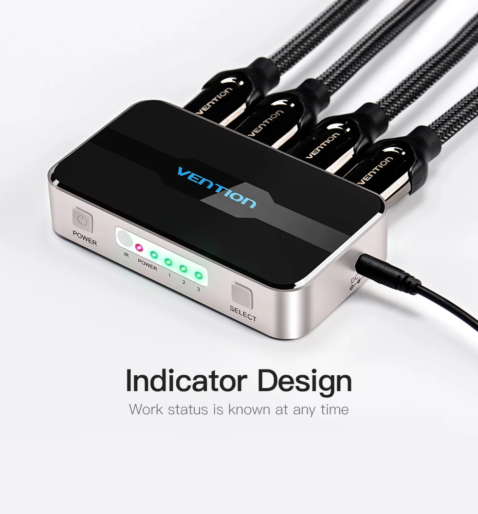 Vention 3 входа 1 выход HDMI переключатель HDMI разветвитель HDMI кабель с аудио для xbox PS3 Smart HD 1080P HDMI 5 вход 1 выход