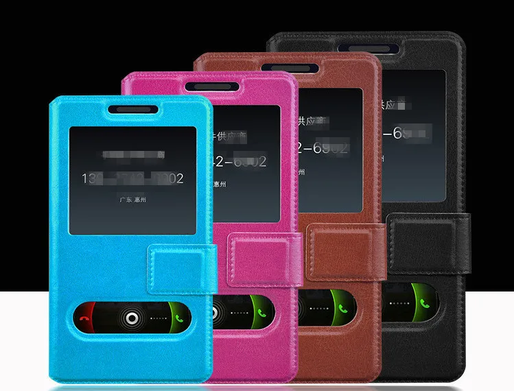 Универсальный 4 " новый ценным мода флип фолио PU кожаный чехол для Alcatel One Touch Pixi